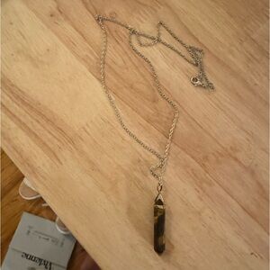 Anthropologie Faux Tortoiseshell Contemporary Jewelry Necklace